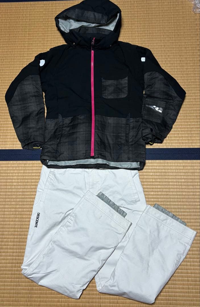 デサント スキーウェア 上下セット ジュニア ガールズ 160cm 女の子