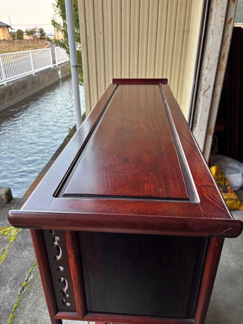 高級 茶棚 唐木家具 茶道具 和家具 岐阜県揖斐郡池田町