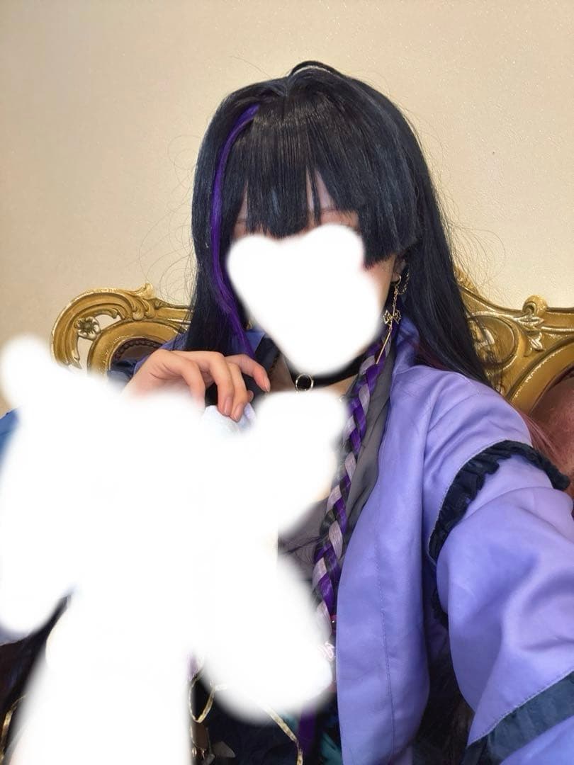 狂蘭メロコ　コスプレ　衣装　にじさんじEN ウィッグ　フルセット