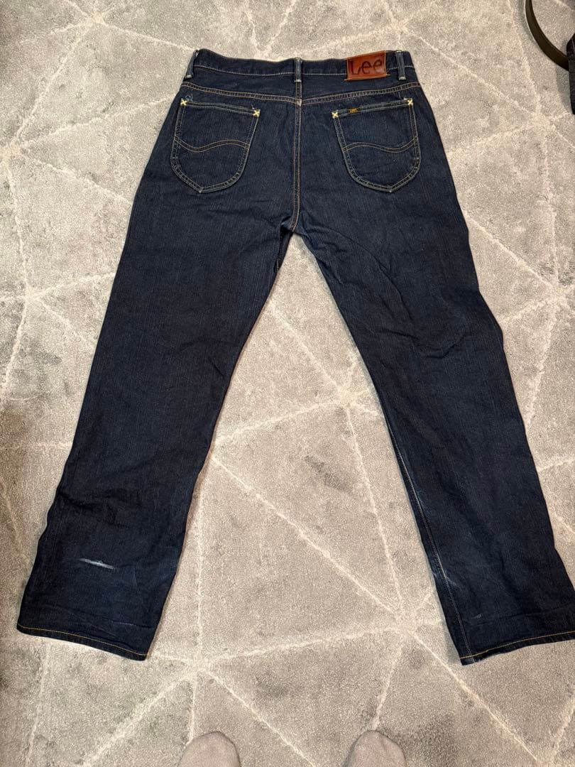 LEE ストレートデニム　インディゴ　XL サイド黒タグ