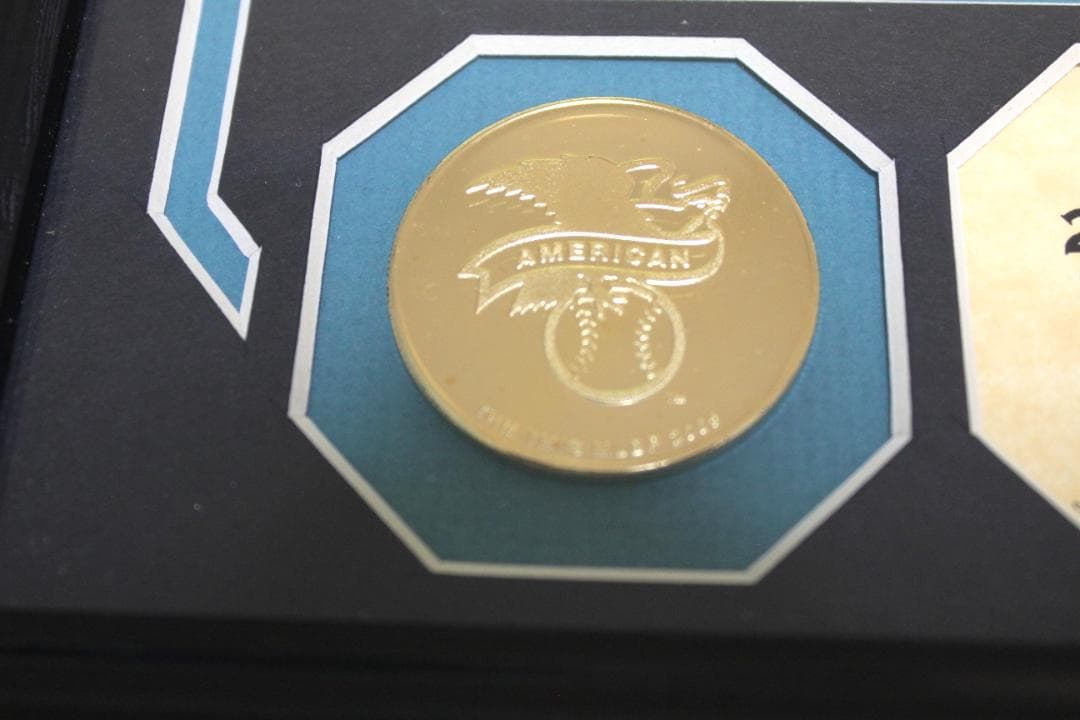 野茂英雄　タンパベイ・レイズ　日米通算２００勝記念フォトフレーム