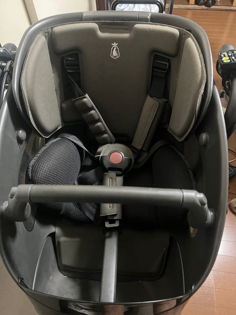 電動アシスト自転車 チャイルドシート付き グレー