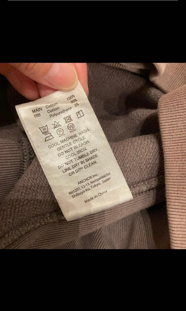 BLACK EYE PATCH バーガンディトレーナーXL スウェット