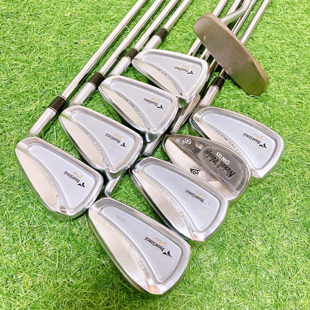 H8 ツアーステージ　初心者オススメ　ゴルフ　クラブセット　メンズ　12本
