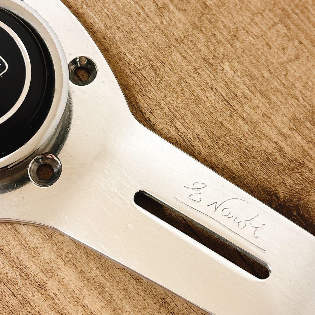 正規品　当時物　NARDI ナルディ　ウッドハンドル　ウッドステアリング