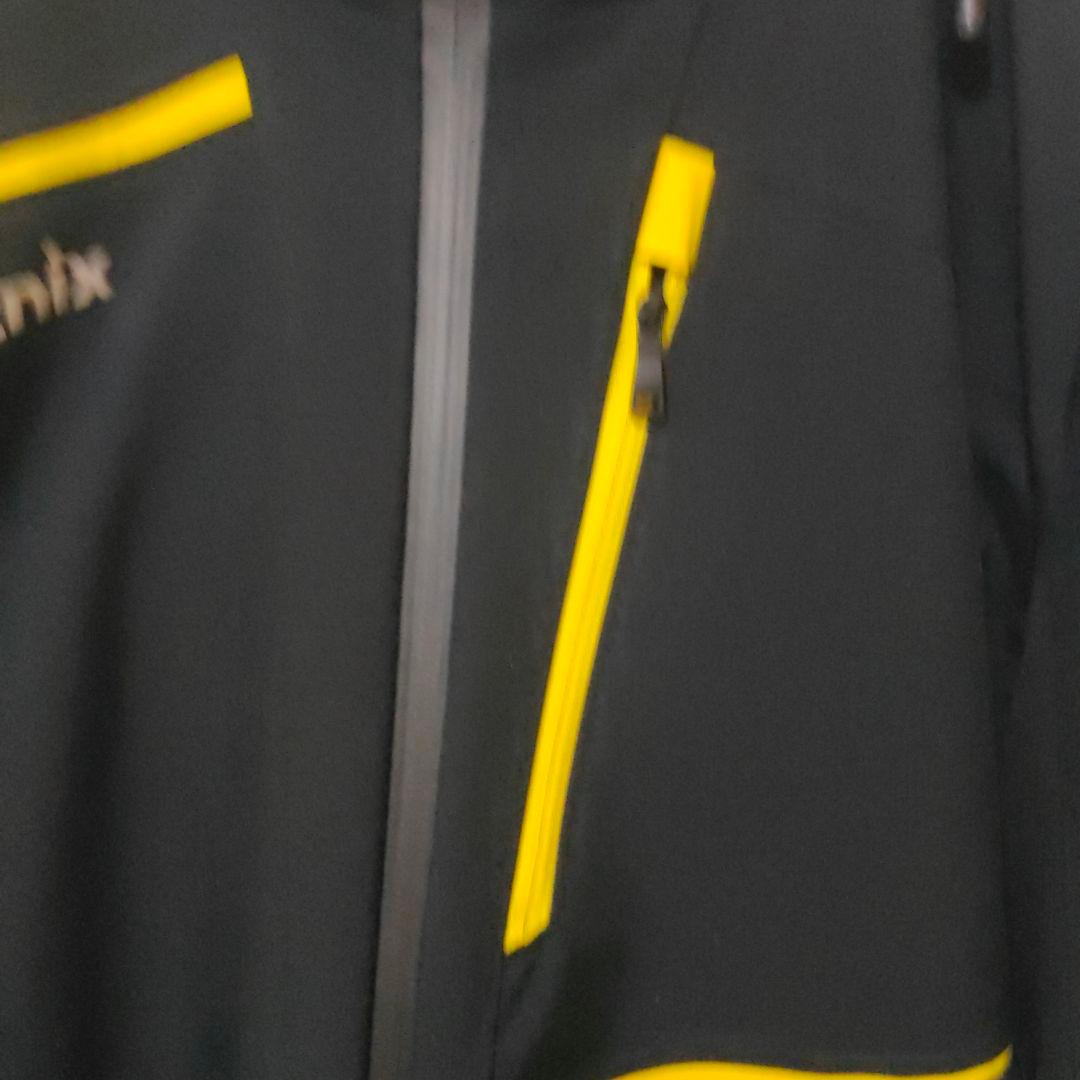 phenix スキーウェア 黒/黄色 フード付き