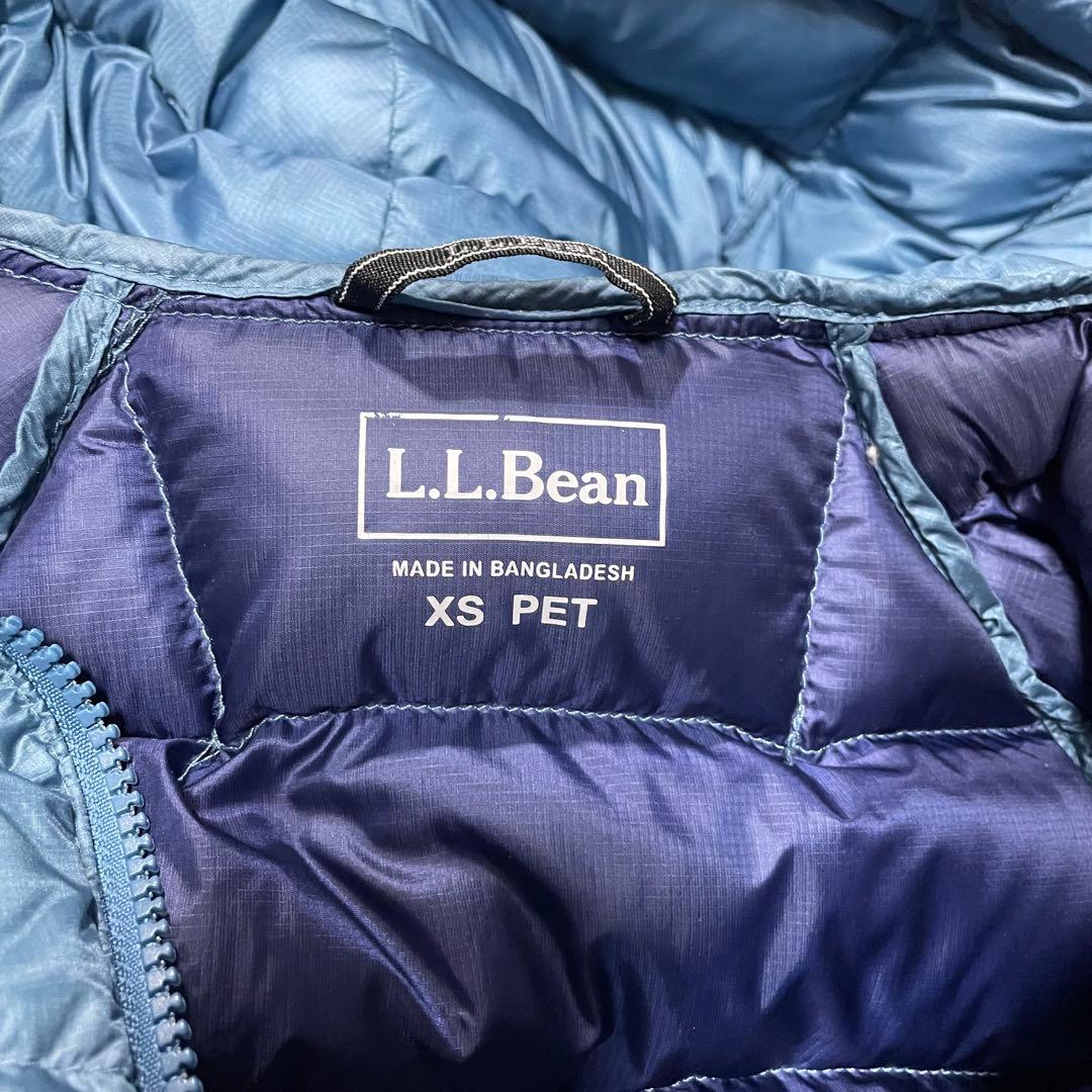 エルエルビーン　アルパインダウンパーカ　クレイターレイク　テックブルー　水色