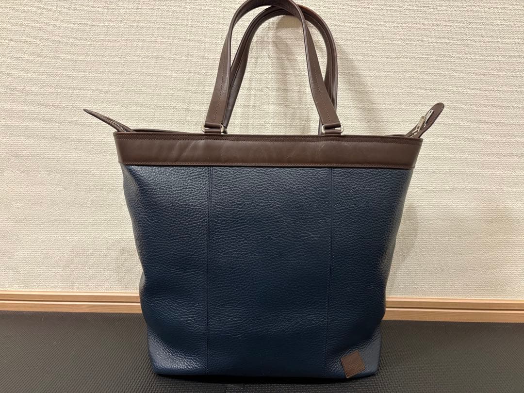 PORTER ネイビー レザー ビジネスバッグ　192-03749