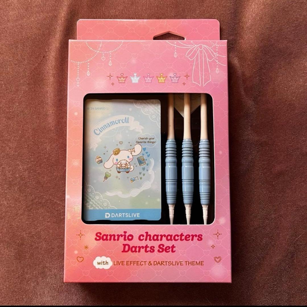 サンリオキャラクターズ　ダーツセット　ダーツライブカード　シナモロール　シナモン