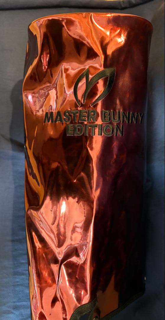 マスターバニーエディションMASTER BUNNY キャディバッグ　赤　エナメル