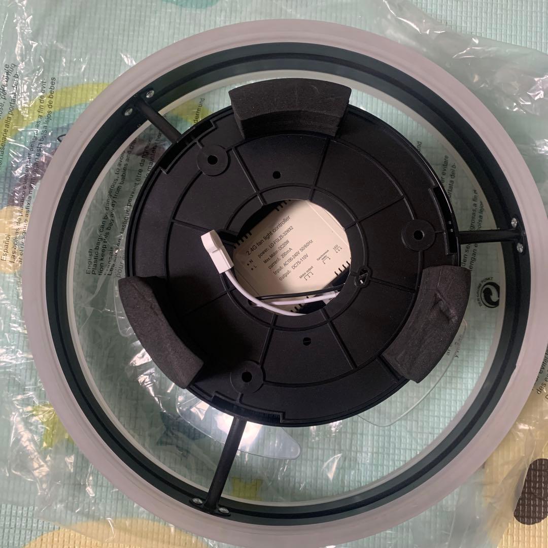 シーリングファンライト 調光・風速調整機能付き