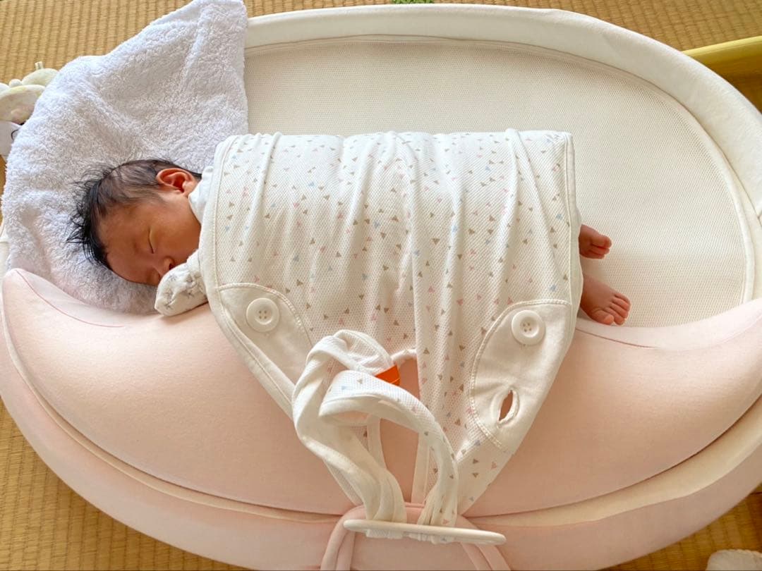 【一部新品】【美品】　ココナニー　交換用カバー付き　ベビーベッド