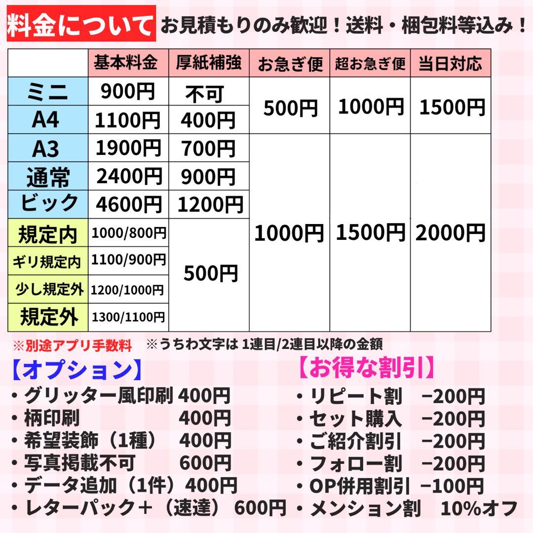 なつ@プロフあり【リピ割】　連結うちわ文字　文字パネル　うちわ文字