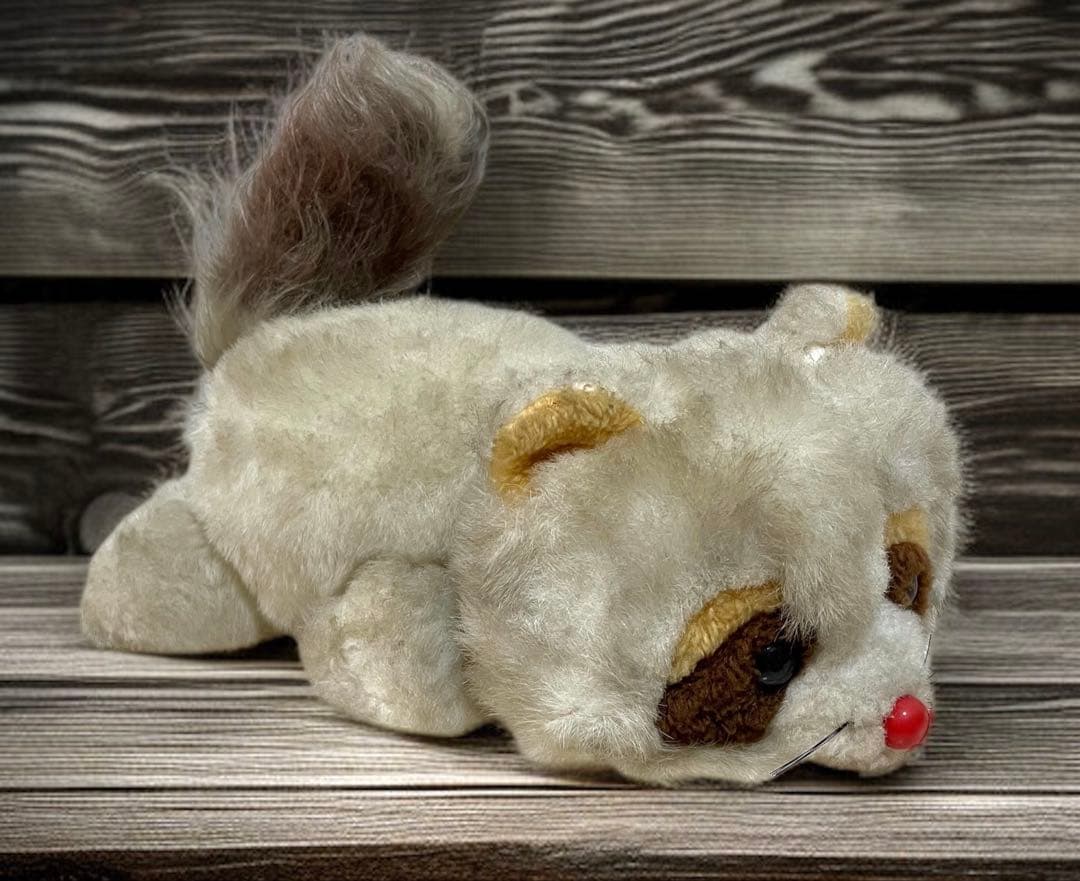 昭和レトロ☆アライグマ べべちゃん 洗えるぬいぐるみ ファースト社