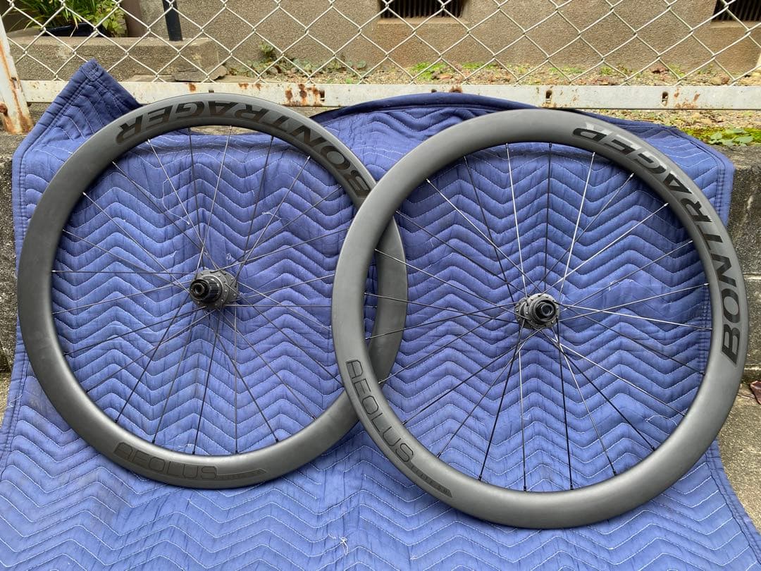 【美品】ボントレガー Aeolus エリート50 TLR ディスクホイール
