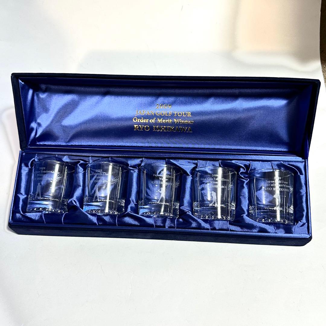 【未使用品】石川遼　2009 優勝記念　ショットグラス　5個セット