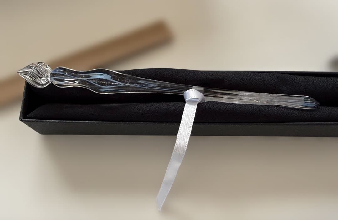 P*o様 哲磋工房　ガラスペン　はしっこペン　ぽちょペン　青