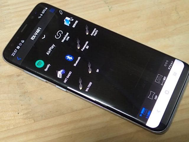 YAMAHA RX-V481 AVアンプ 快調良音・リモコン無し・アプリ便利です