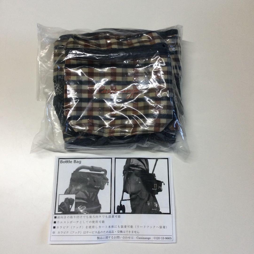 ②天使のカート　ポルテブラウンチェックMサイズ　バッグ