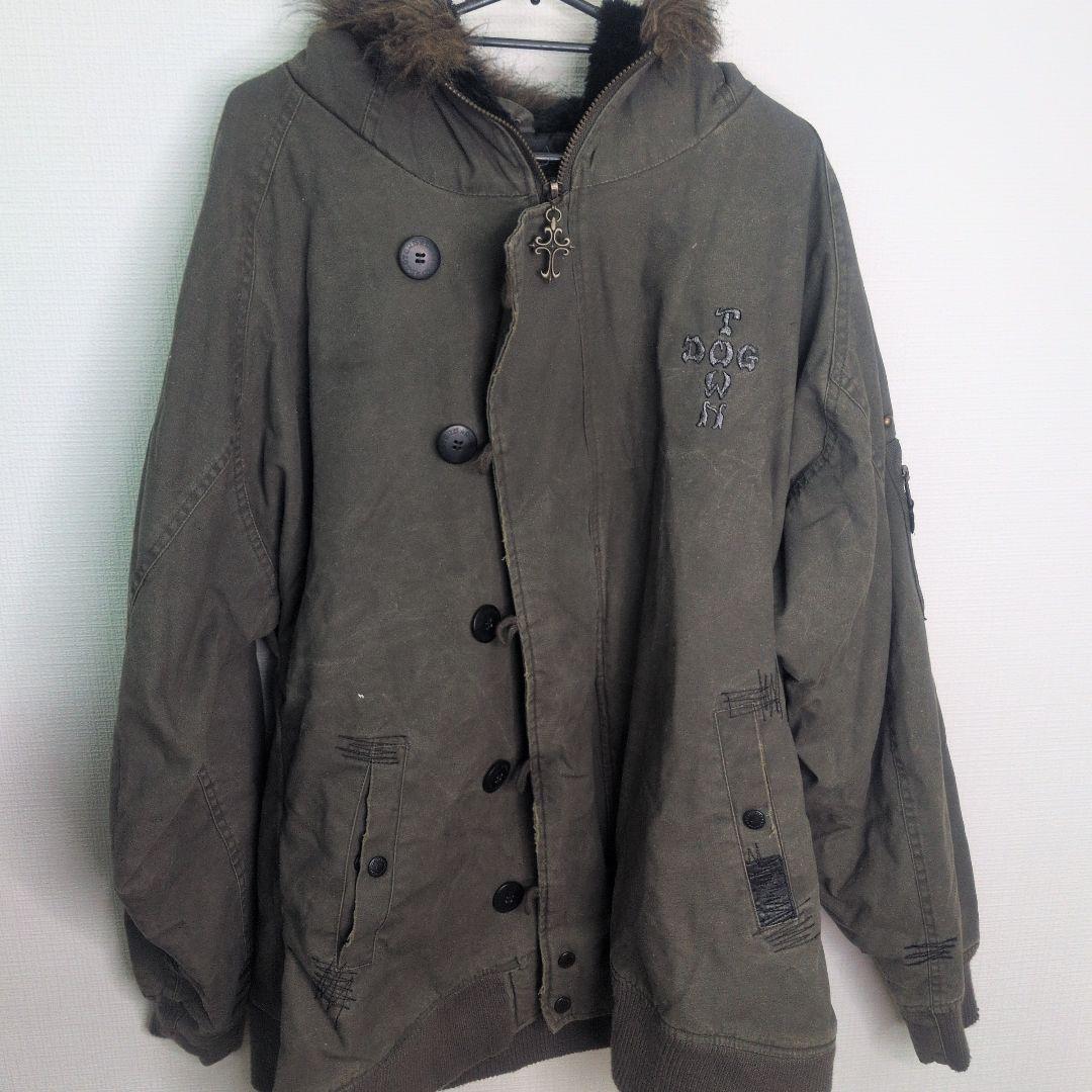 希少　dogtown type N-2B ドクロ　刺繍　XLサイズ　キ