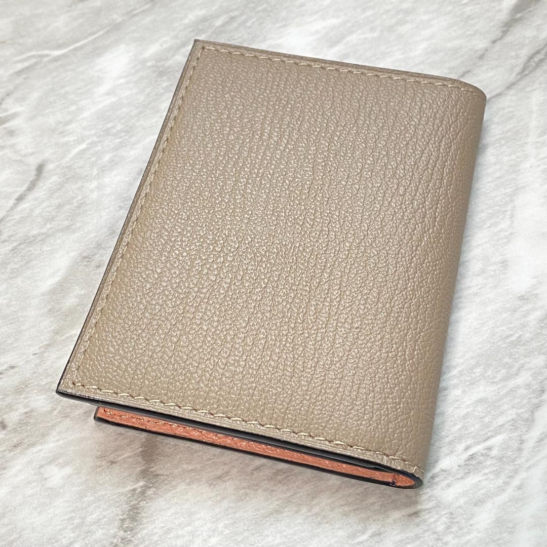 2364【新品 定価2.2万円】ラルコバレーノ★名刺入れ★レザー★ピンク★