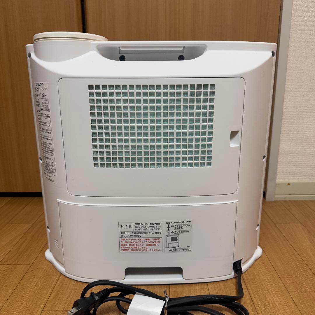 SHARP 加湿セラミックファンヒーターHX-L120-W 2020年製 美品