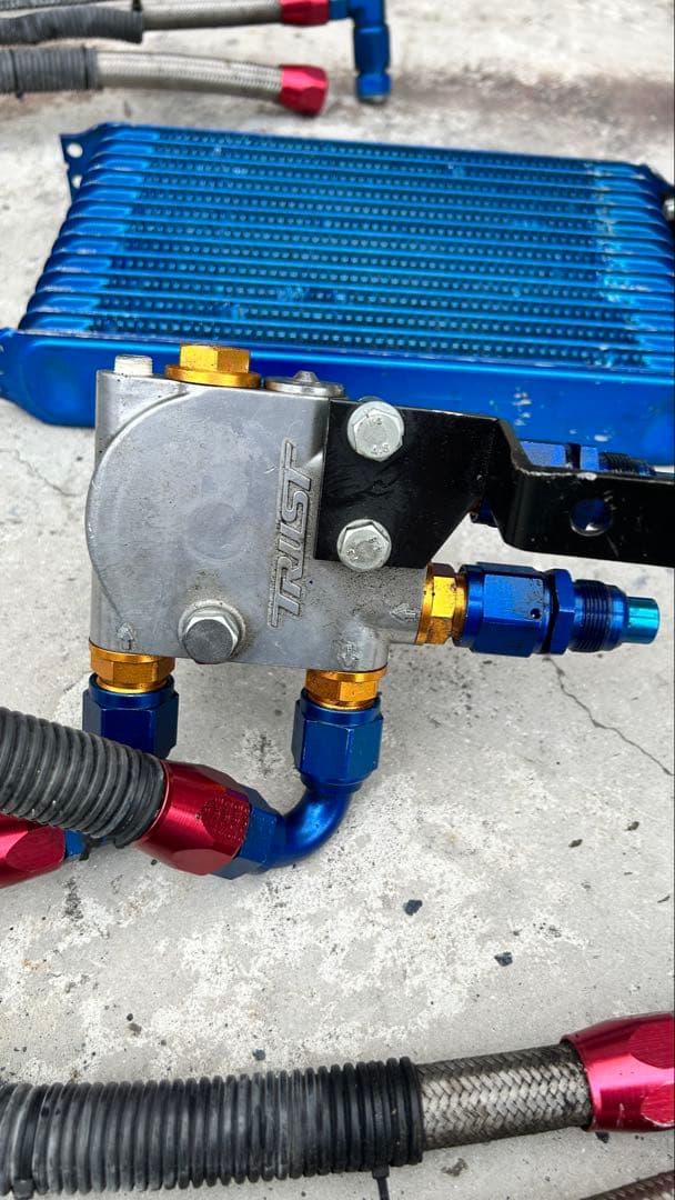 TRUSTオイルクーラー13段 jzx90 ジャンク