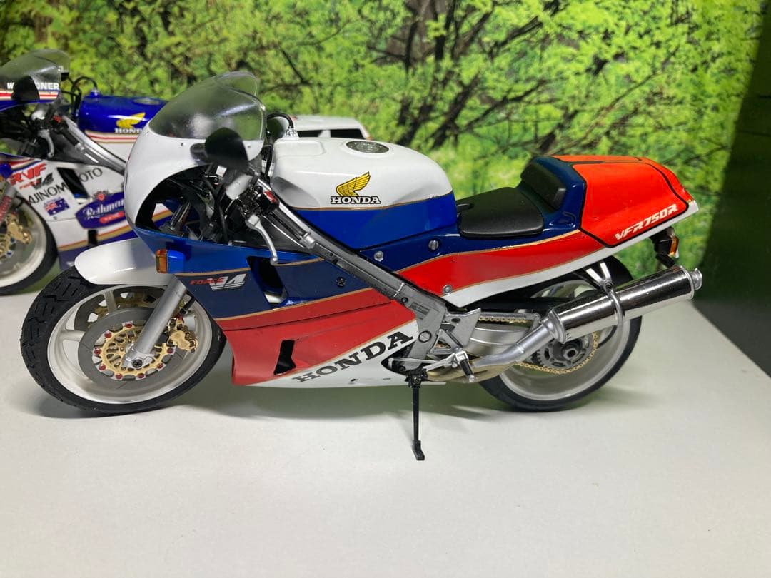 ★タミヤ★VFR750R製作品(2台セット)