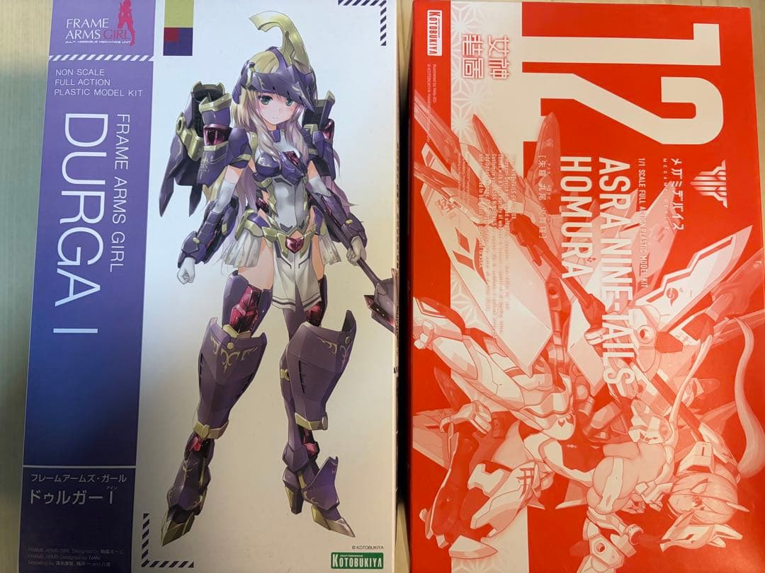 プラモセット　轟雷メカトロウィーゴ　迅雷indigo ドゥルガー　朱羅九尾ホムラ