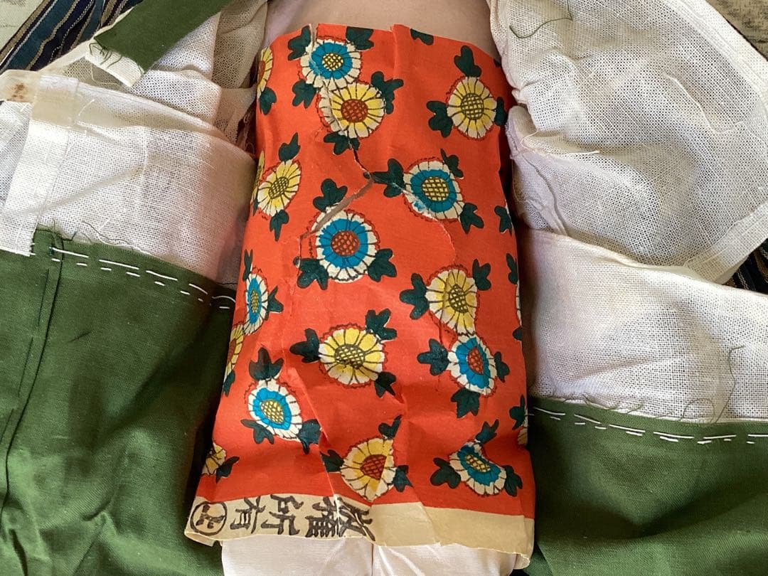 市松人形 松菊　竹取物語　抱き人形　アンティークドール　ビスクドール　40cm