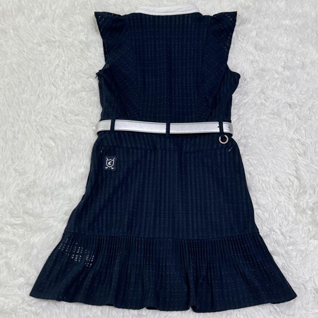 【極美品】完売品 CELFORD GOLF フリルワンピース ベルト 3点セット