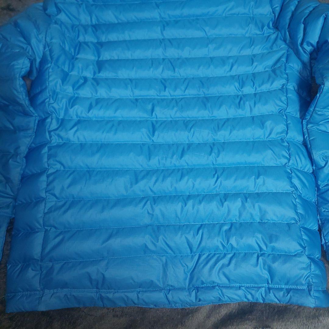 patagonia ダウンセーター フーディー STY8470 FA14 青 M
