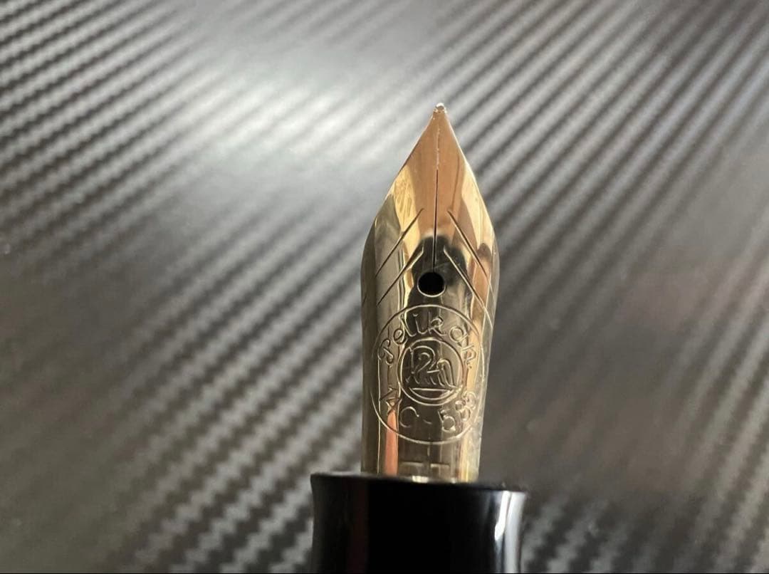 美品 ペリカン 400NN M&K 万年筆 ブラック EF 極細字