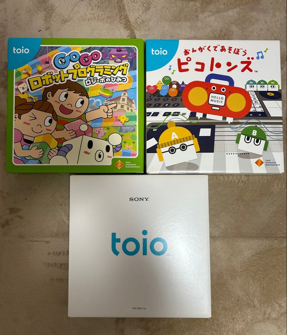 toio本体 ロボットプログラミング ロジーボのひみつ ピコトンズ 知育玩具