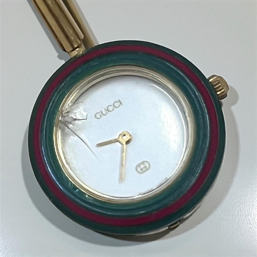 【ジャンク・部品取り】GUCCI チェンジベゼル 腕時計 3点 替えベゼル8色