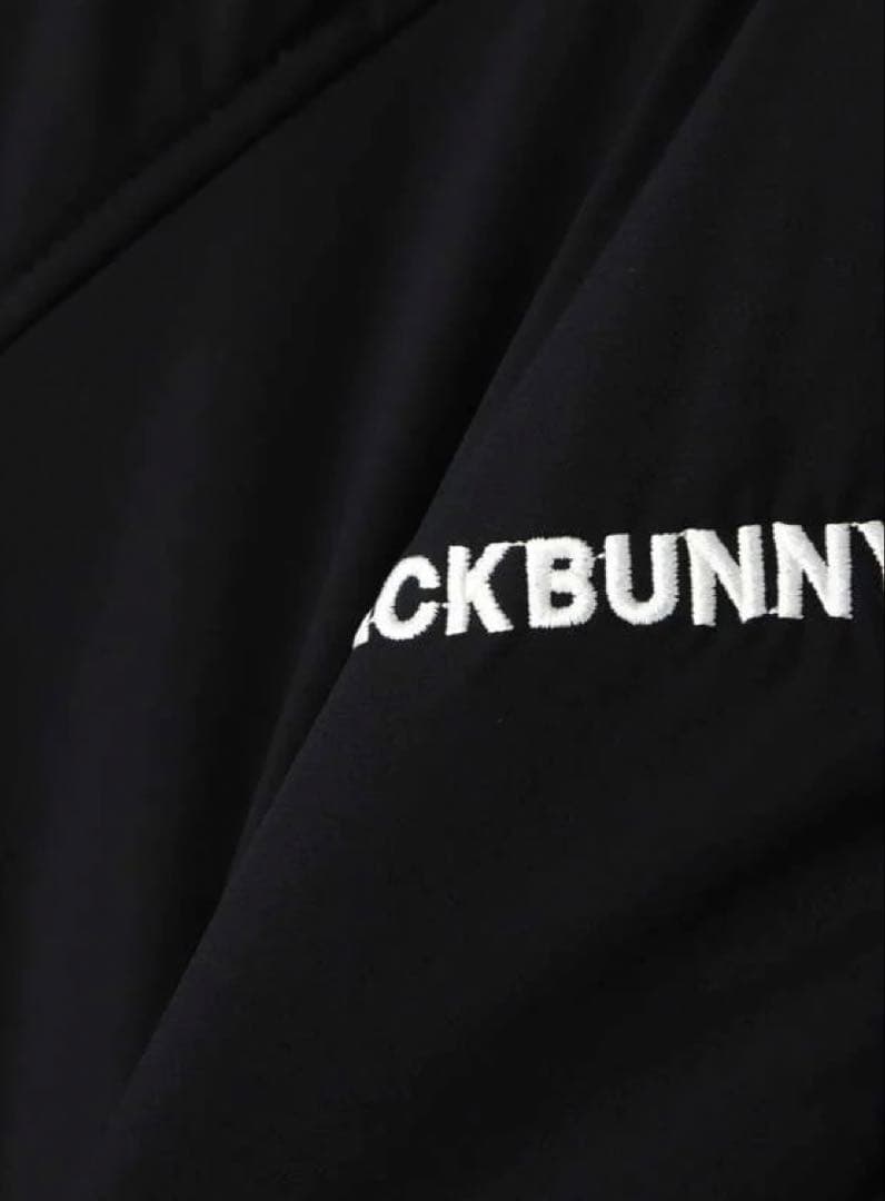 新品 ジャックバニー ポリエステル ストレッチタフタ 中綿ブルゾン(5)L/黒