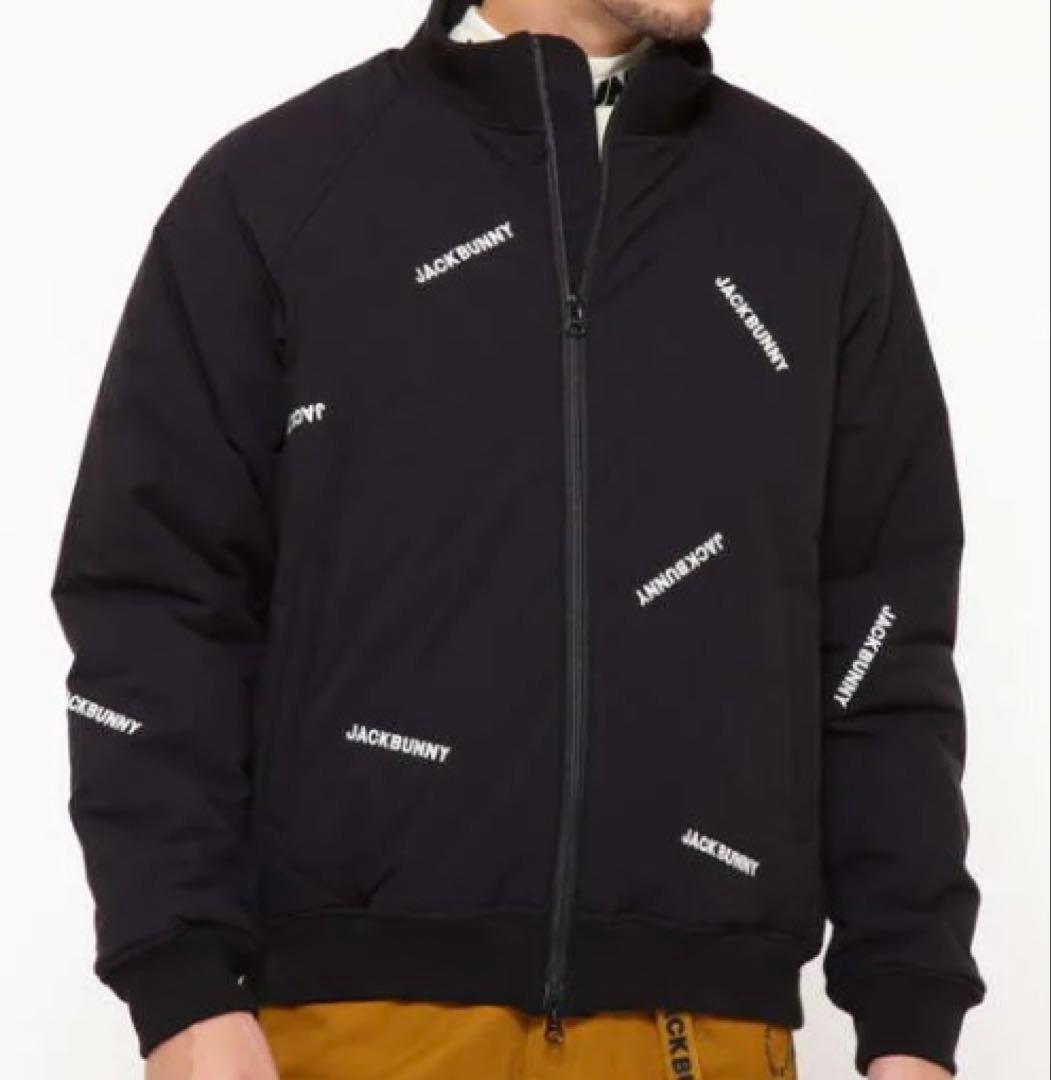 新品 ジャックバニー ポリエステル ストレッチタフタ 中綿ブルゾン(5)L/黒