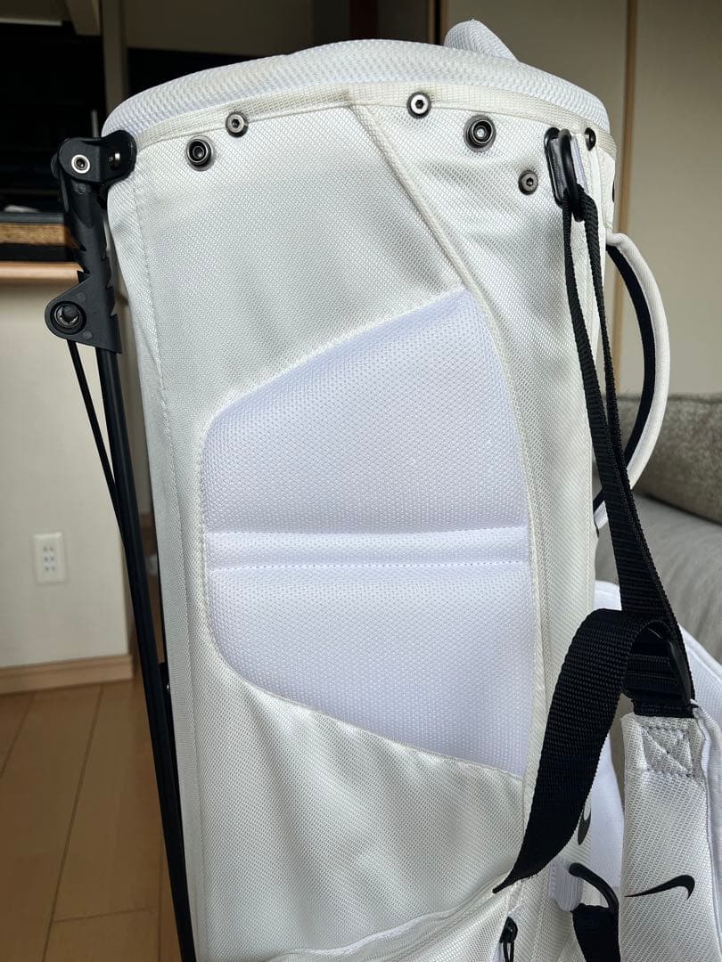 超美品希少ナイキ NIKE スタンド型キャディバッグ　軽量　スポーツライト　白