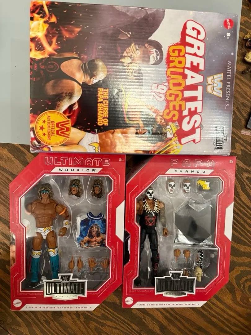 WWE Ultimate Warrior & Papa Shango フィギュア