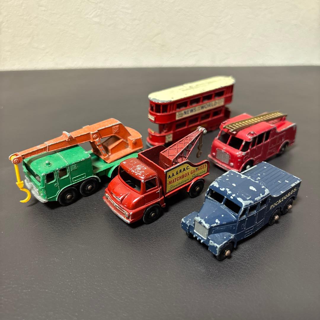 マッチボックス　ミニカー　5台セット　ヴィンテージ品　昭和レトロ