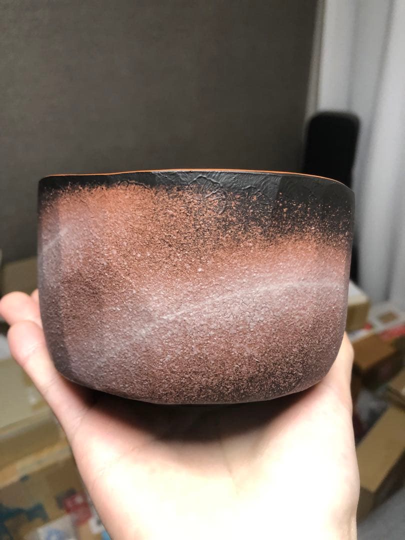 常滑焼 鯉江廣 あけぼの彩茶 受賞作品 茶道具 陶器 茶器 共箱 共布