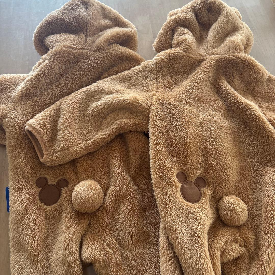 双子　【公式】ダッフィー 着ぐるみ　カバーオール90cm