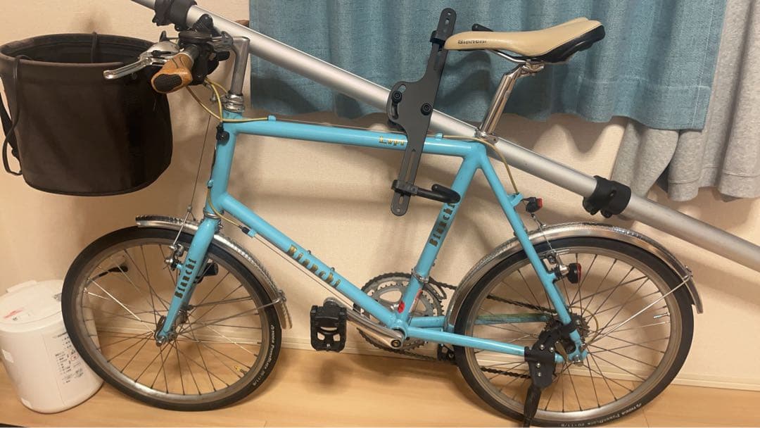 Bianchi ミニベロ チェレステカラー！街乗りにオシャレ