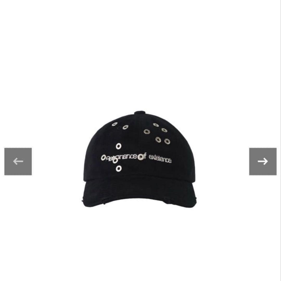 gadid anoniem キャップ　KIPP BLACK