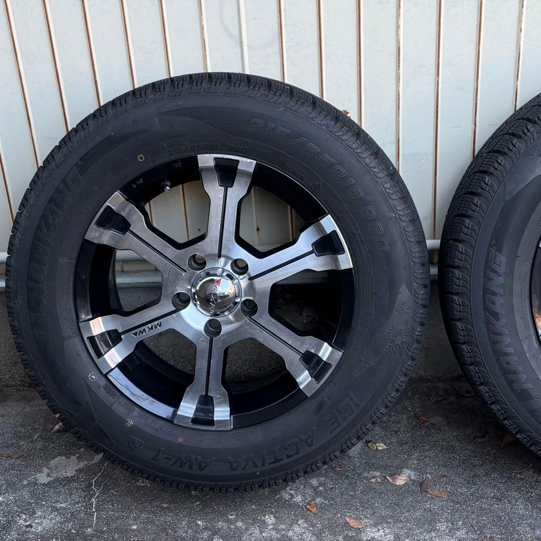 MKW MK-36 ナンカンAW-1 スタッドレスホイール16インチ　デリカD5