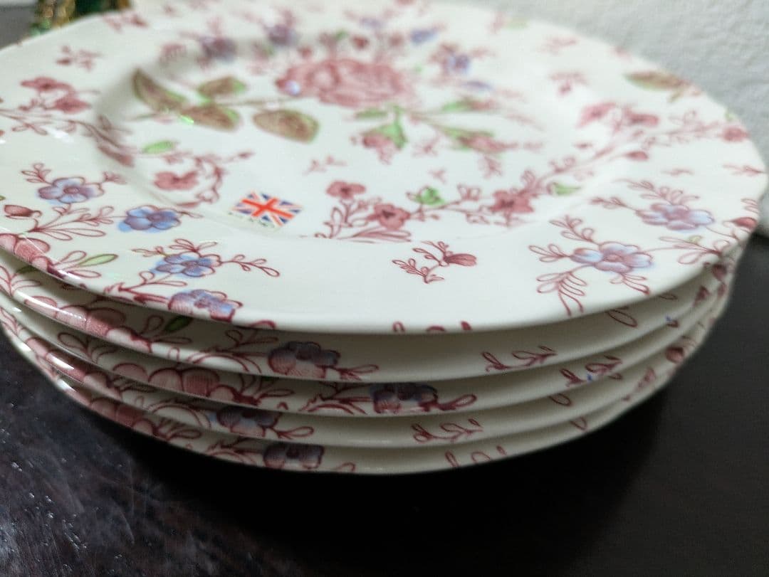 JOHNSON BROTHERS 花柄プレート 5枚セット　未使用　お値下げ中