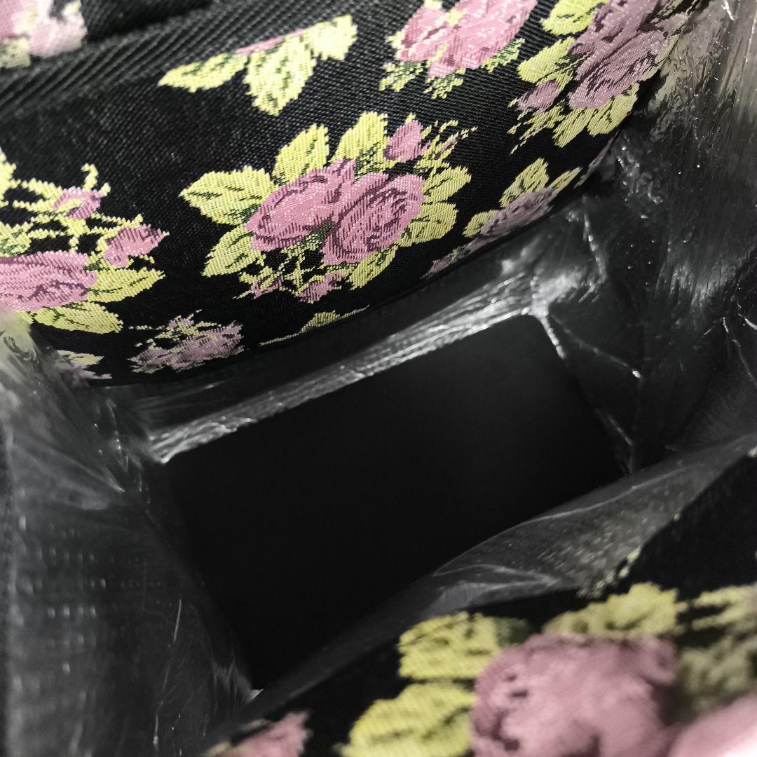 ✨未使用級✨ 島製作所 シルバーカー スカイウォーカーＳ 折り畳み 黒 花柄