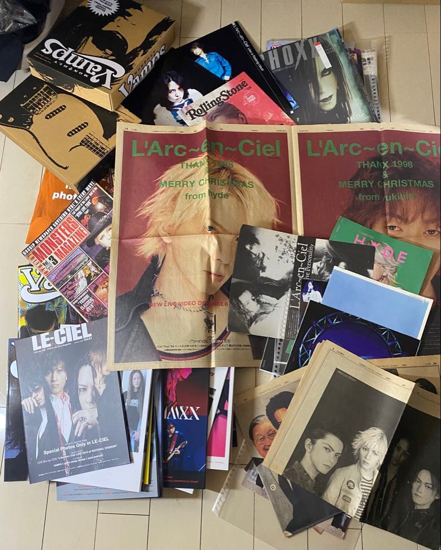 【初期レア】 L'Arc~en~Ciel VAMPS HYDE会報誌など 大量