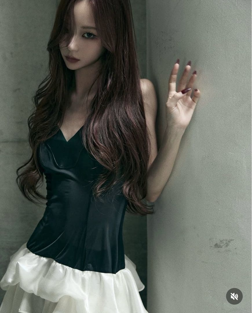 トップス theredthread V layered camisole dress