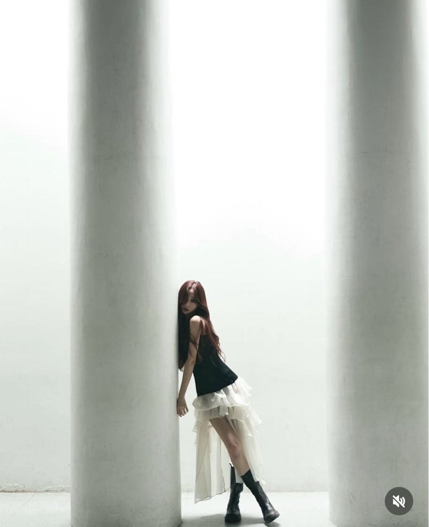 トップス theredthread V layered camisole dress